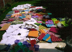 Dhoti, Saris, Children’s Clothes, Mugs Etc.